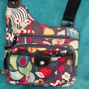 Lily Bloom bright floral purse